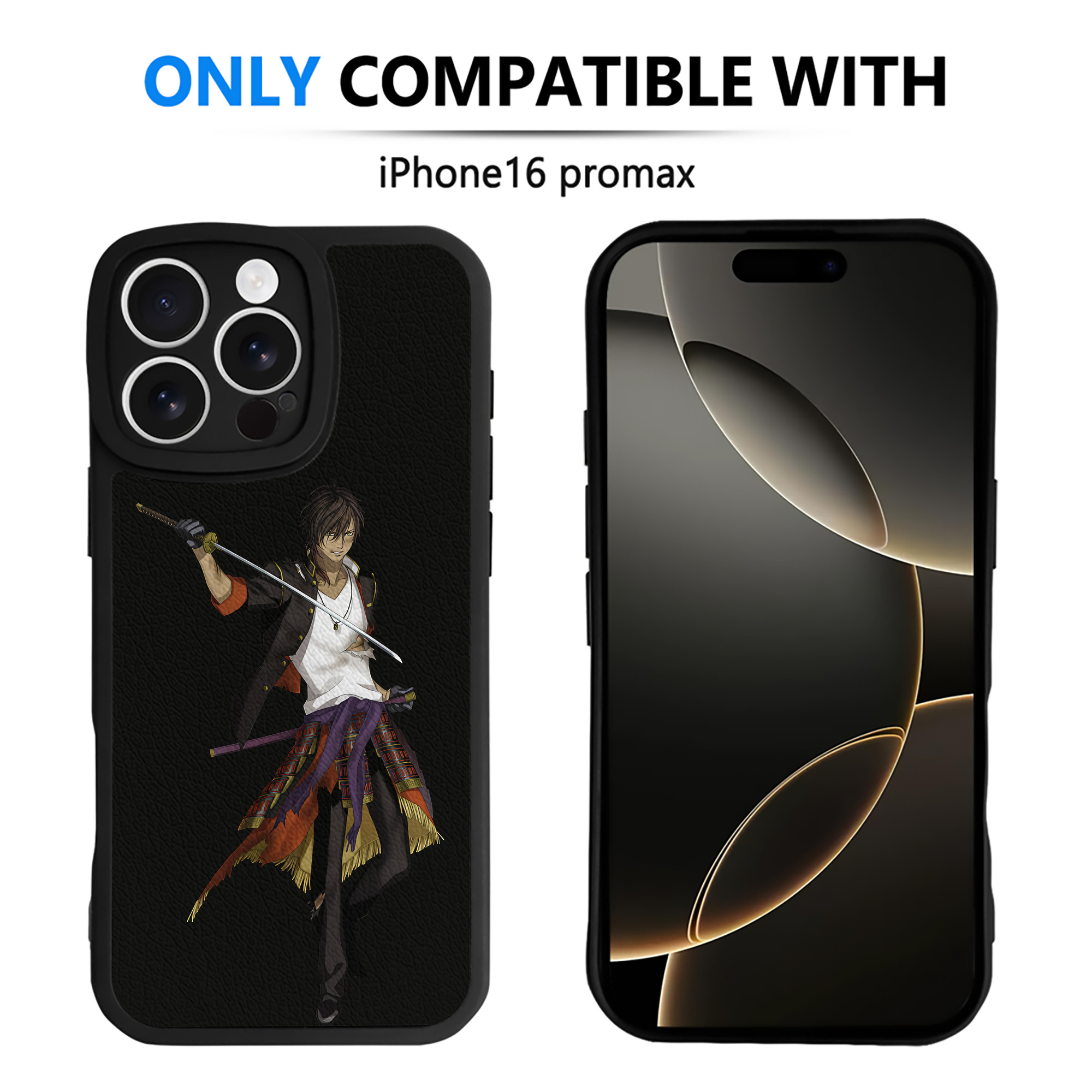 （画像用） 刀剣乱舞 Touken Ranbu 【iPhone 16シリーズ対応】シリコンスマホケース（レザー調） 材質：シリコン